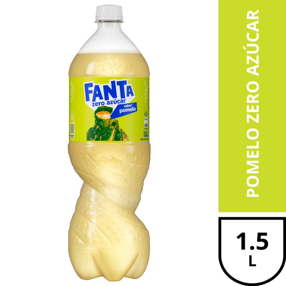 FANTA - Bebida Fanta Pomelo Zero Azúcar Desechable 1.5 L