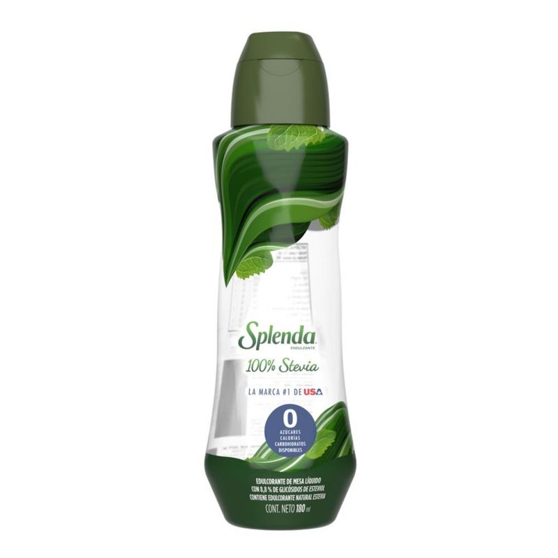 SPLENDA - SPLENDA LIQUIDO 100 STEVIA 180 ML