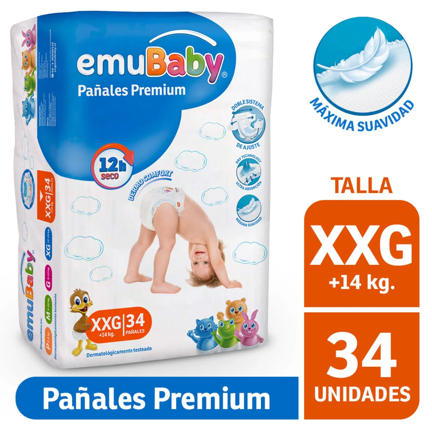 PANAL PREMIUM XXG EMUBABY 34 UN | Tottus Chile