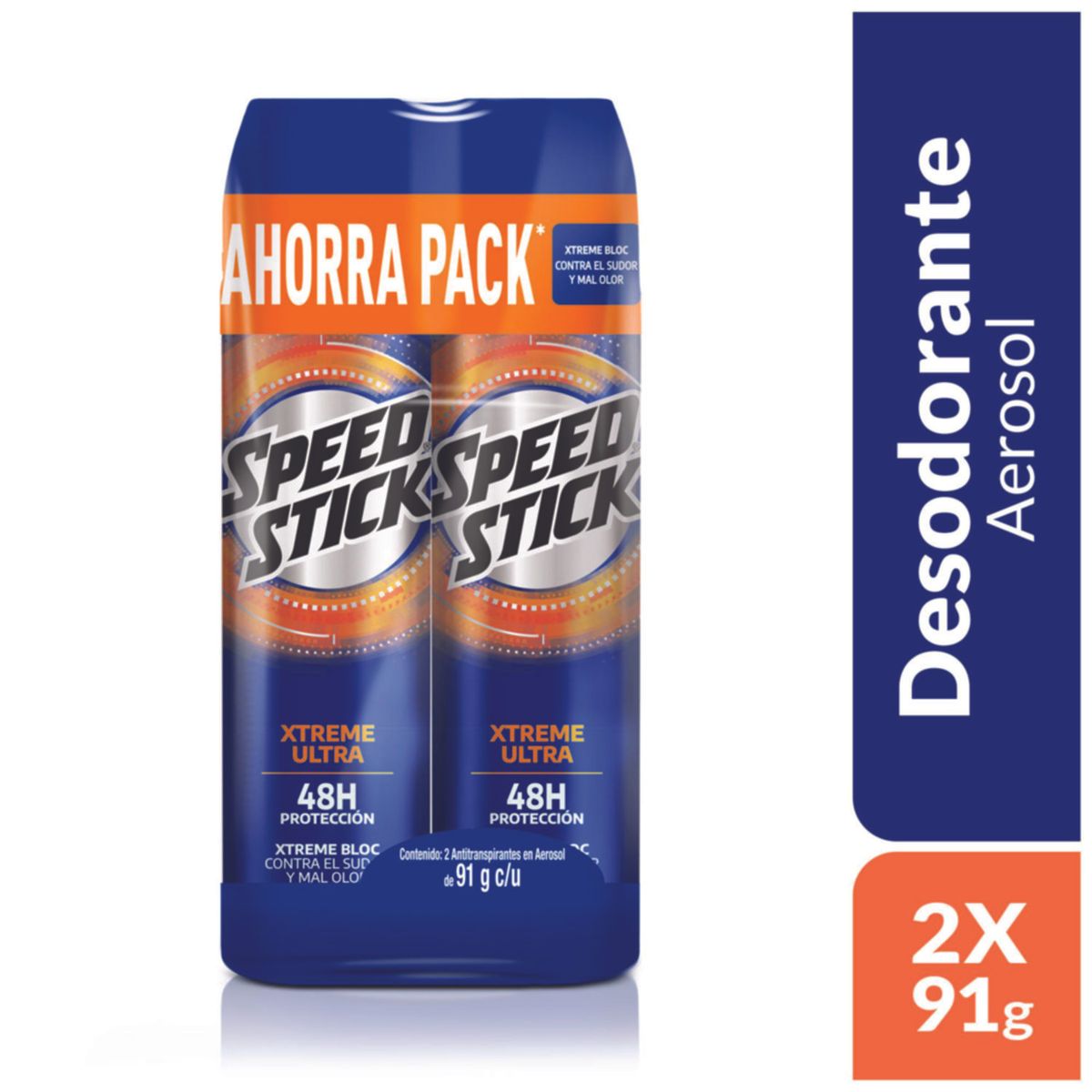 SPEED STICK - Pack Desodorante Spray Xtreme Speed Stick 2x91 gr