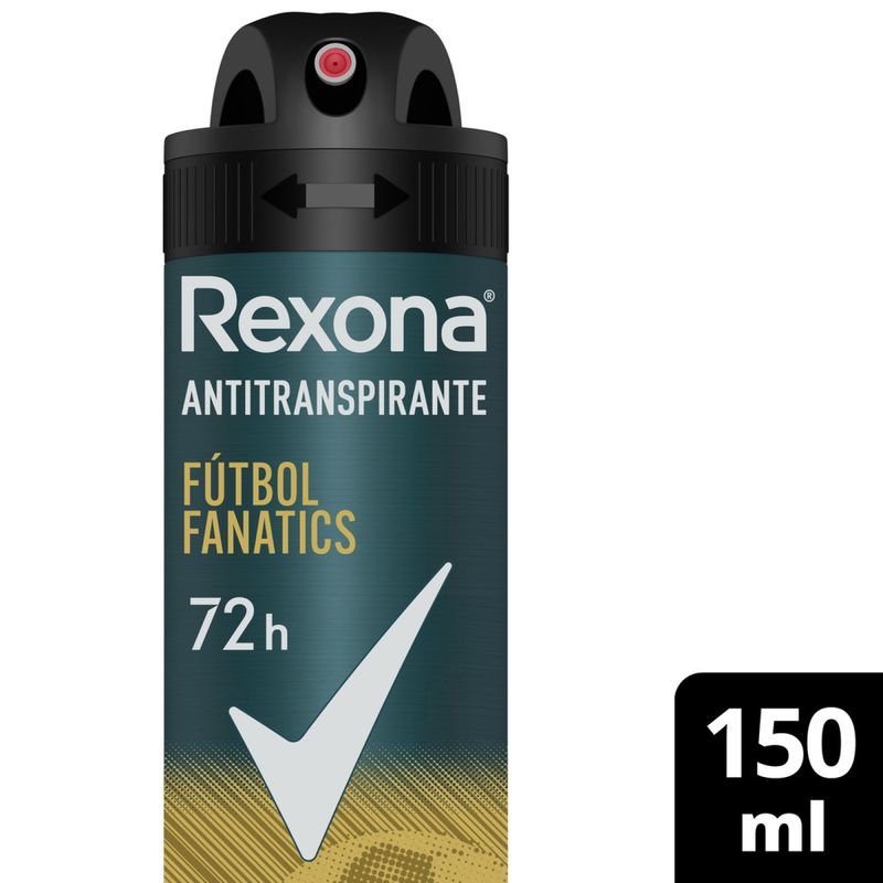 REXONA - Desodorante en Aerosol Futbol Fanatics