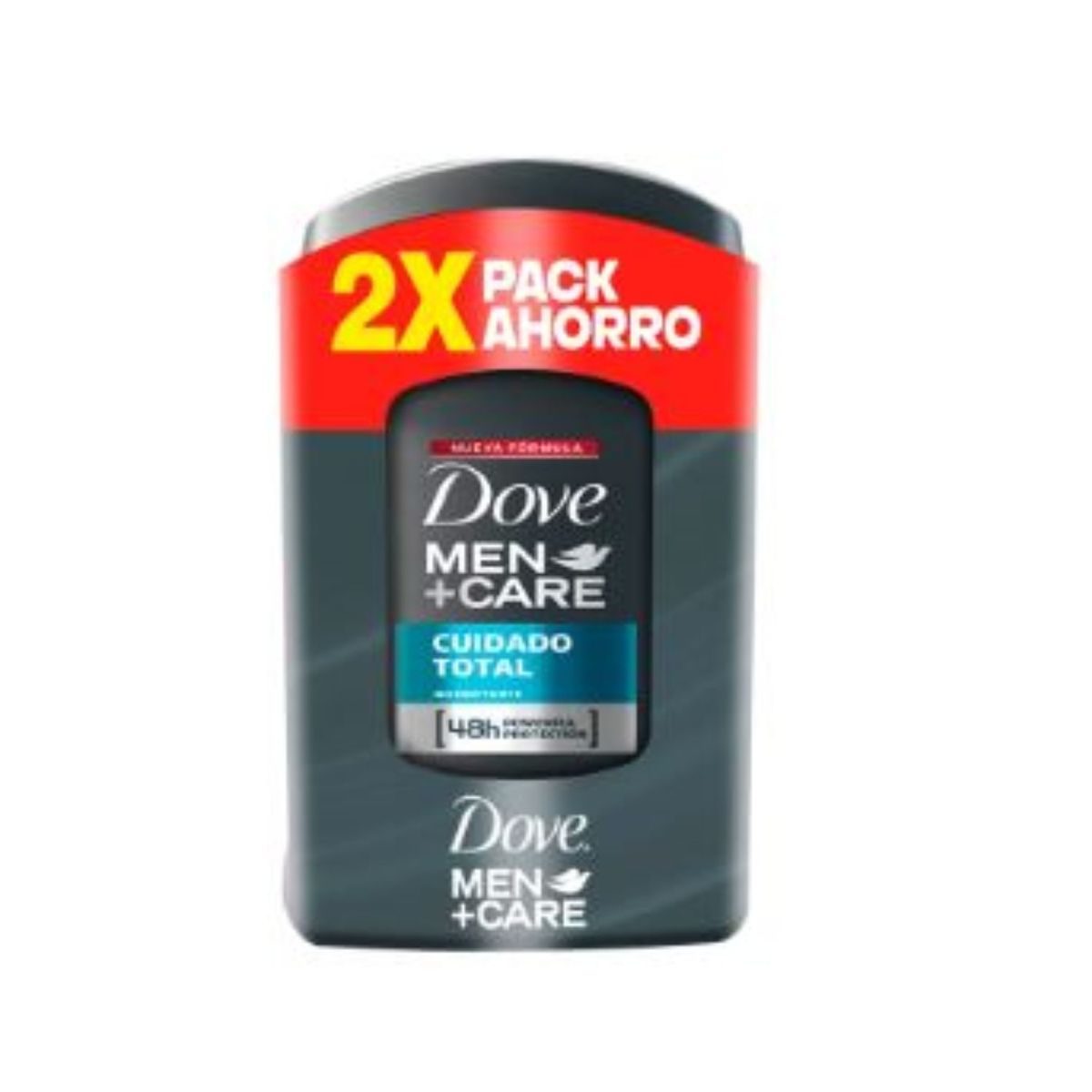 DOVE - Pack Desodorante Dove Men Care Cuidado Total para Hombre 2 x 50 g