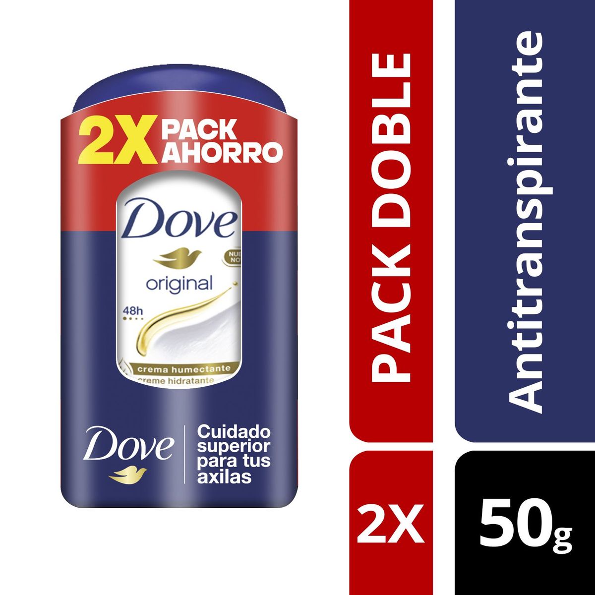 DOVE - Pack Desodorante en Barra