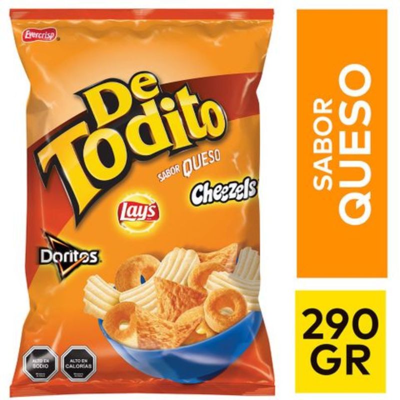 EVERCRIPS - Snack De Todito Sabor Queso 290 g