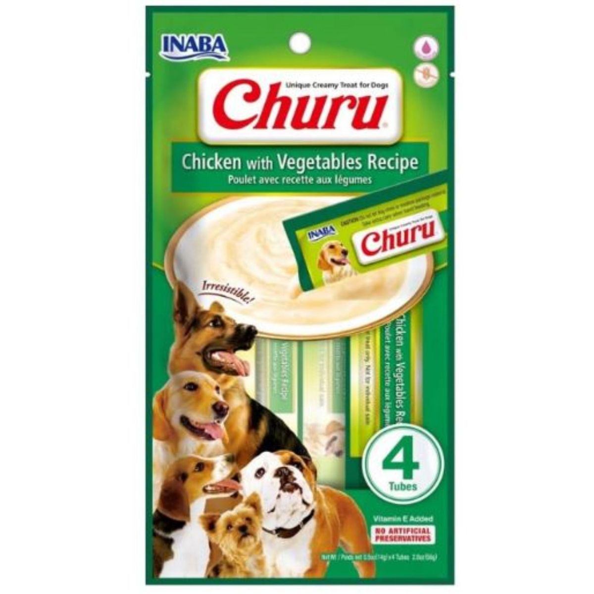 CHURU - Snack Perro Pollo Vegetal Churu 56 g