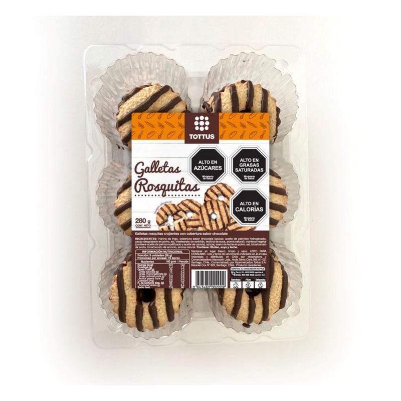 TOTTUS - Galletas Rosquitas Tottus 280 g