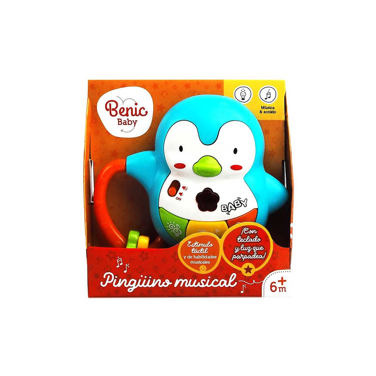 BENIC BABY - PINGUINO SONAJERO MUSICAL