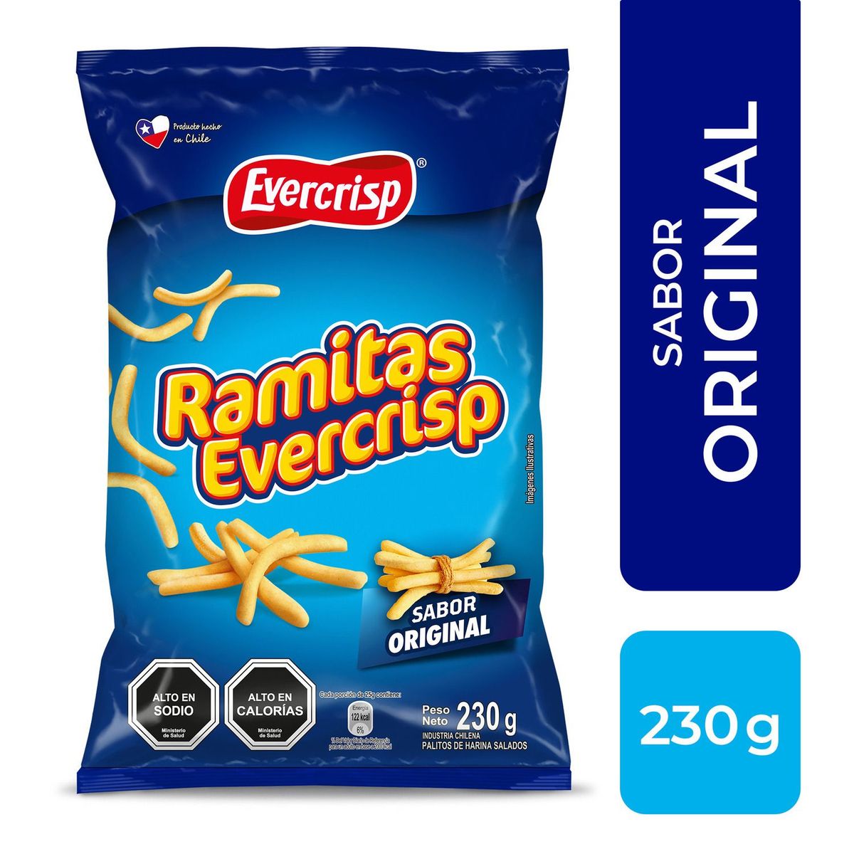 EVERCRISP - Ramitas Sabor Original Evercrips 230 g