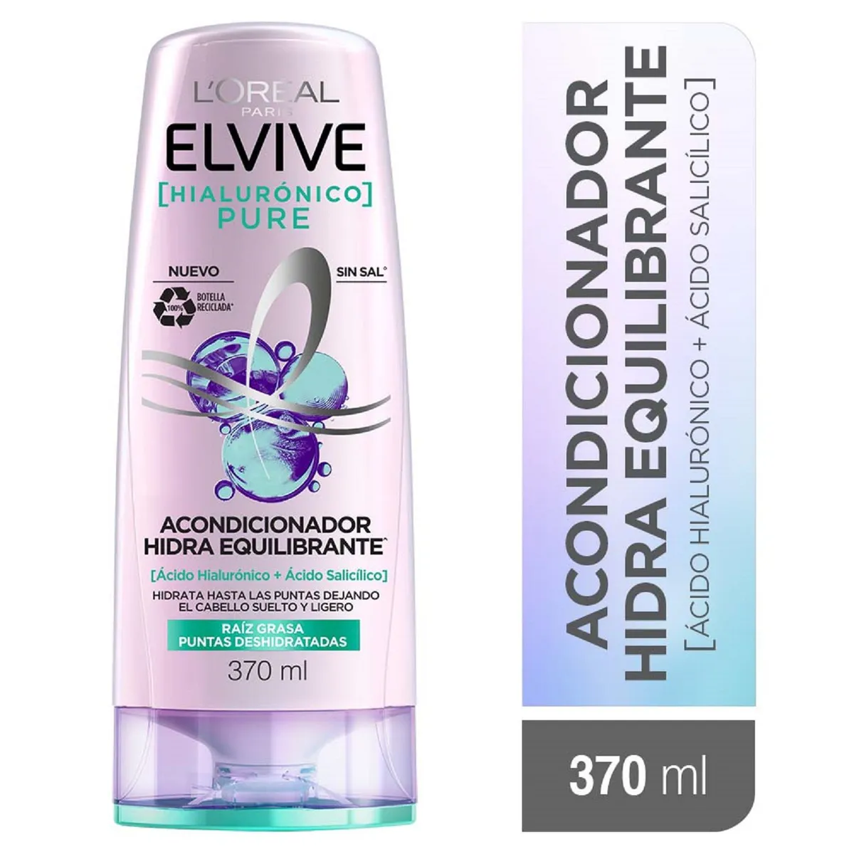 ELVIVE - Acondicionador Elvive Hialurónico Pure 370 ml