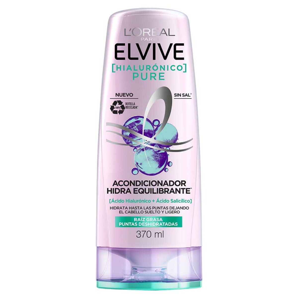 ELVIVE - Acondicionador Elvive Hialurónico Pure 370 ml