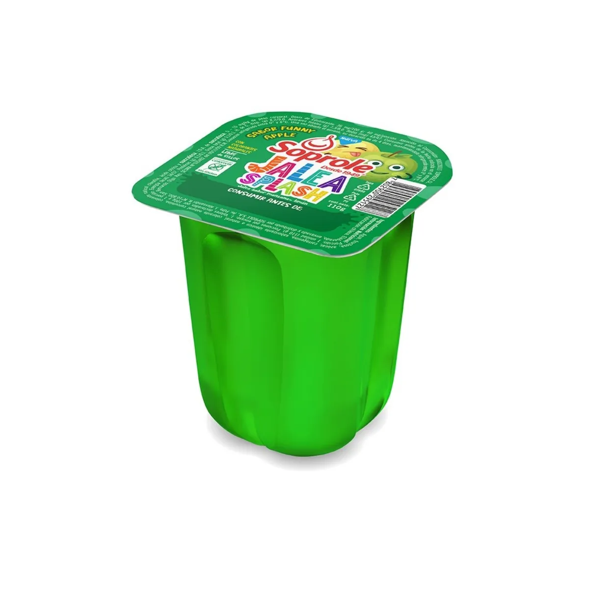 SOPROLE - Jalea Splash Sabor Funny Apple Soprole 110 g