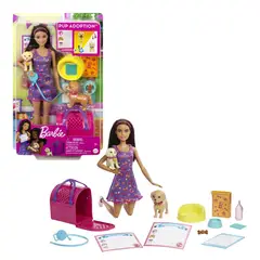 BARBIE - Set de Juego Adopta un Cachorrito