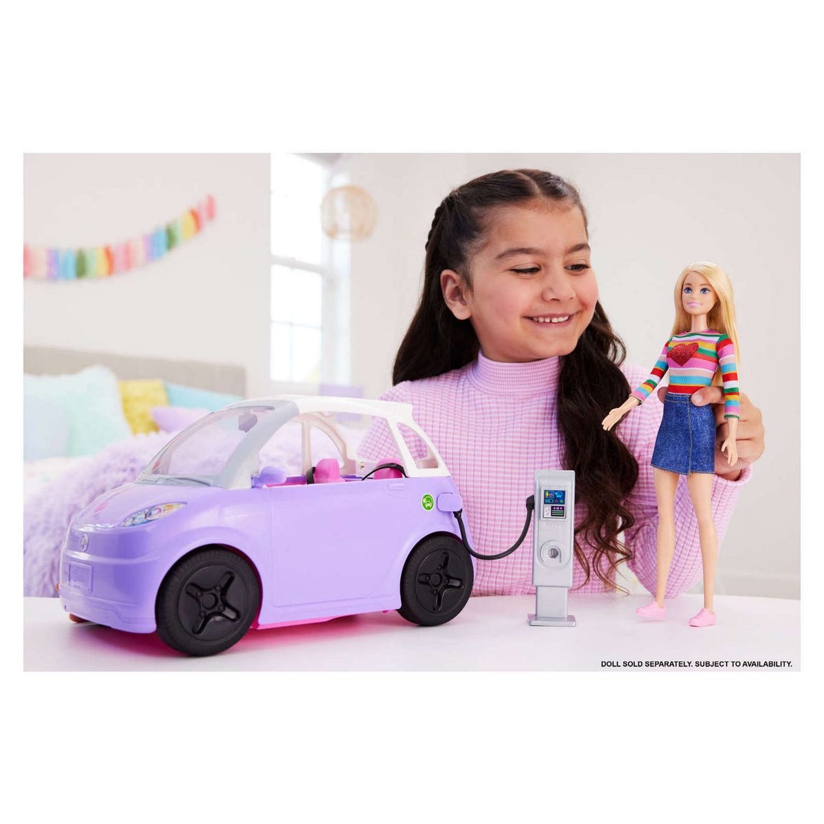 BARBIE - BARBIE VEHICULO COLOR MORADO