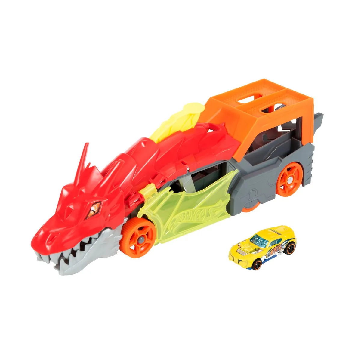 - Hot Wheels City - Remolque De Dragon
