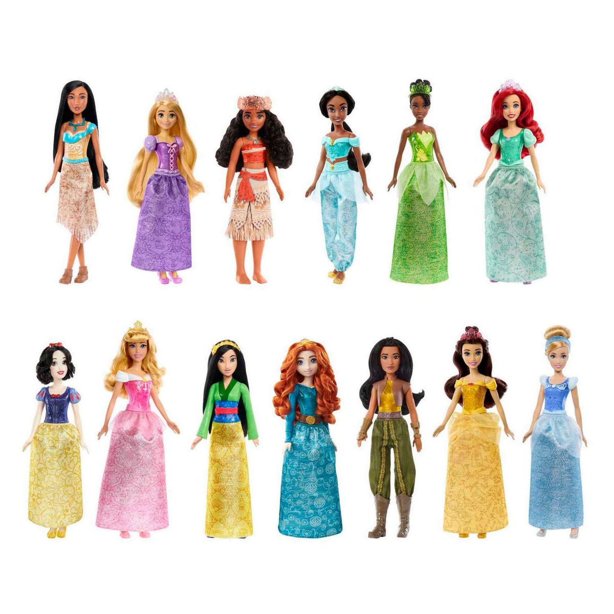 DISNEY - DISNEY PRINCESA MUNECA FALDA CON BRILLOS