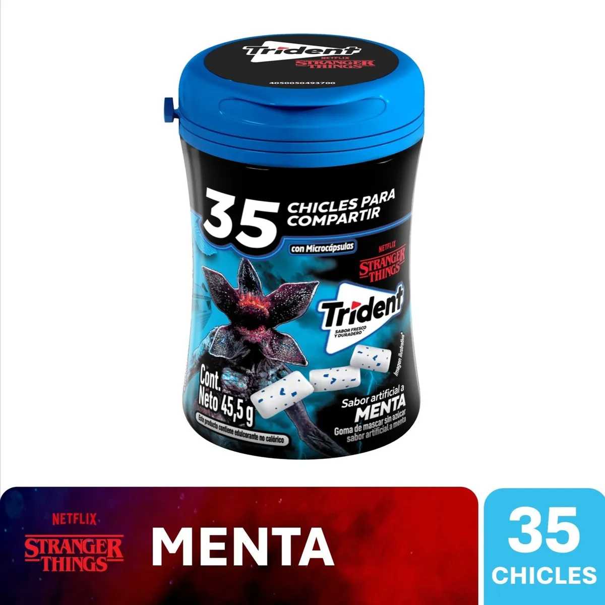 TRIDENT - CHICLE BOTELLA TRIDENTTRIDENT 45.5GR MEN