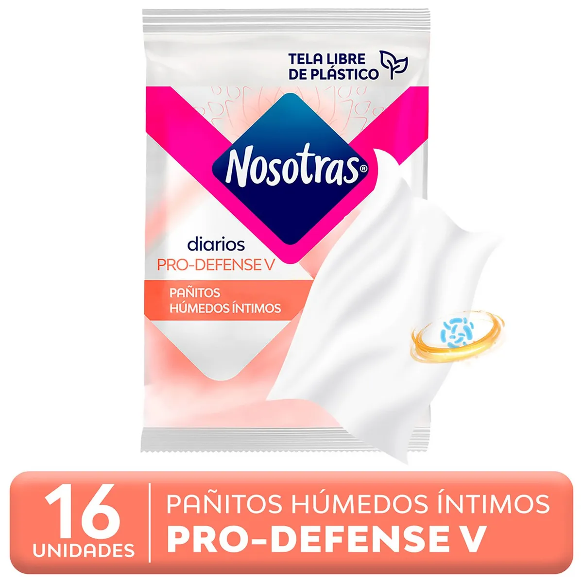 NOSOTRAS - Pañitos Humedos Íntimos Nosotras Pro Defense 16 Un