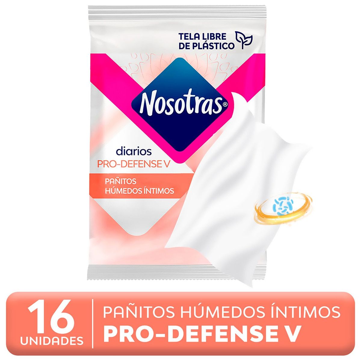 NOSOTRAS - Pañitos Humedos Íntimos Nosotras Pro Defense 16 Un