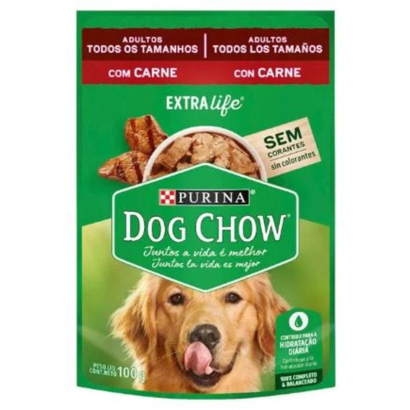 DOG CHOW - Pouck Carne Cach Dog Chow 100 g