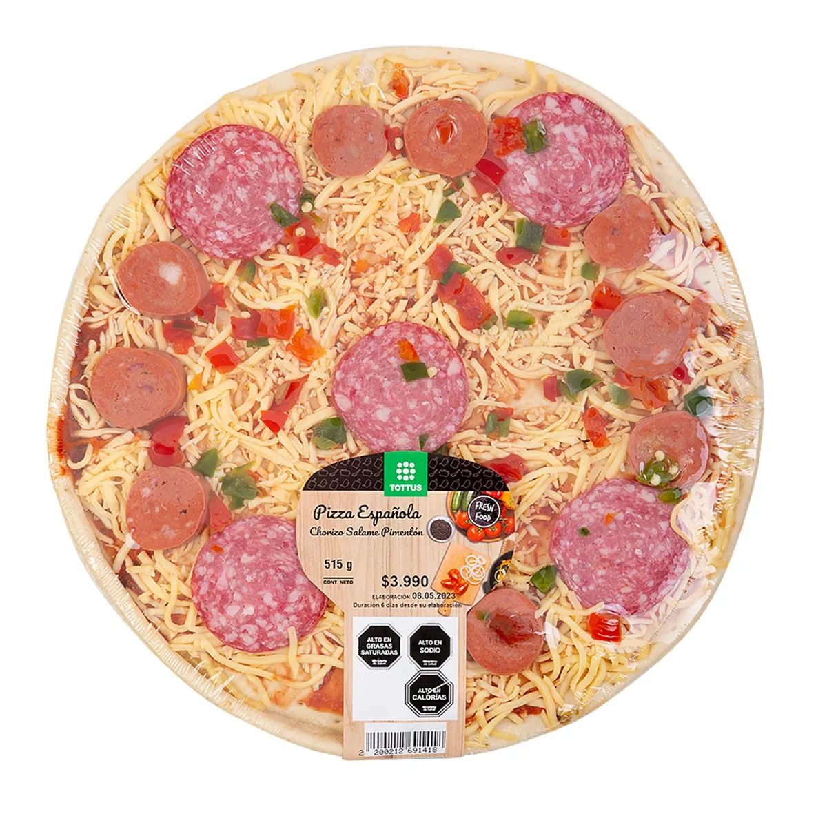 TOTTUS - Pizza Salame Tottus 475 g