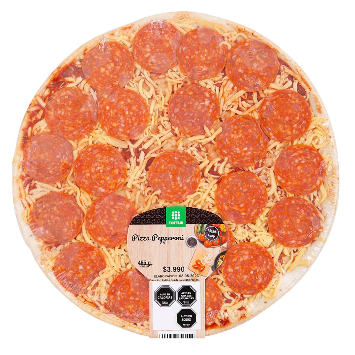 TOTTUS - Pizza Pepperoni Tottus 425 g