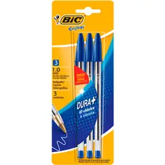 BIC SPORT - Lapices Bic Cristal 3 Azul Bl 3Un