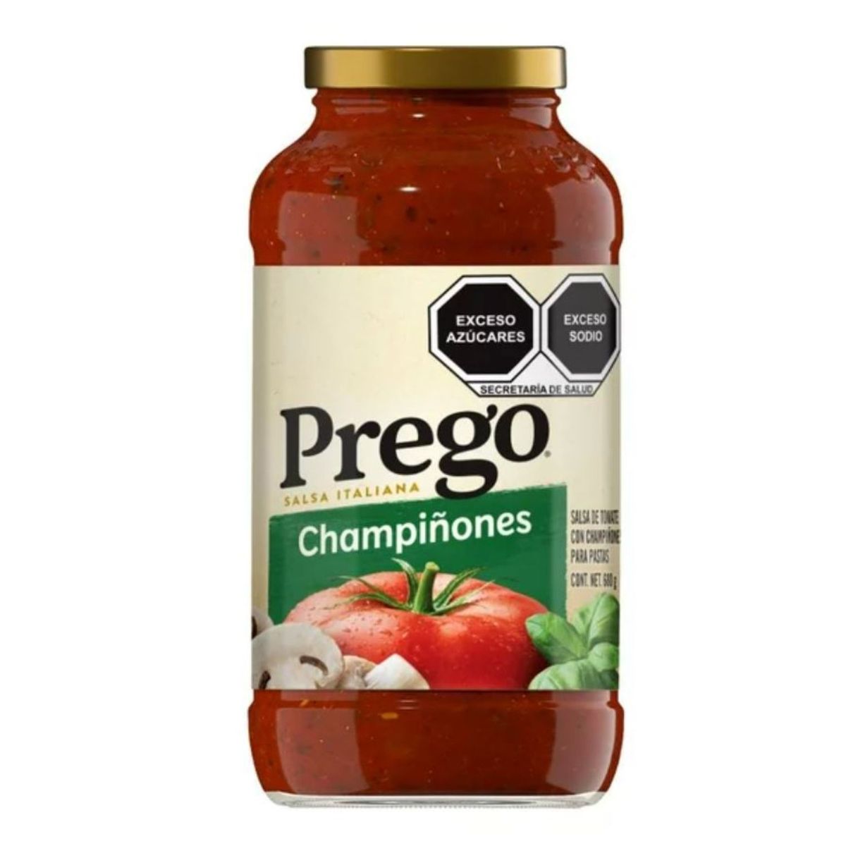PREGO - SALSA TOMATE CHAMPINONES PREGO 680GR
