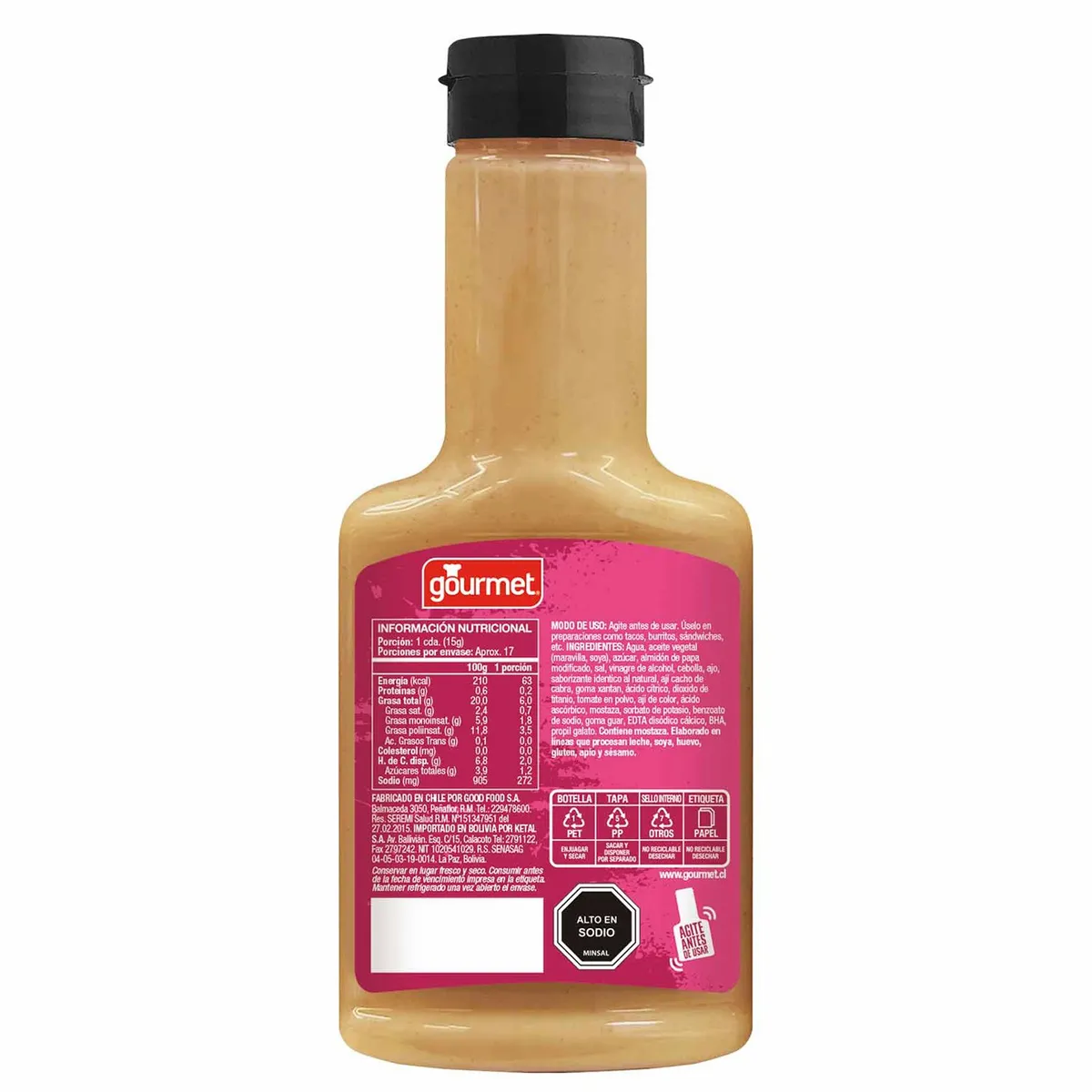 GOURMET - Salsa Street Ají Chipotle Gourmet 250 g