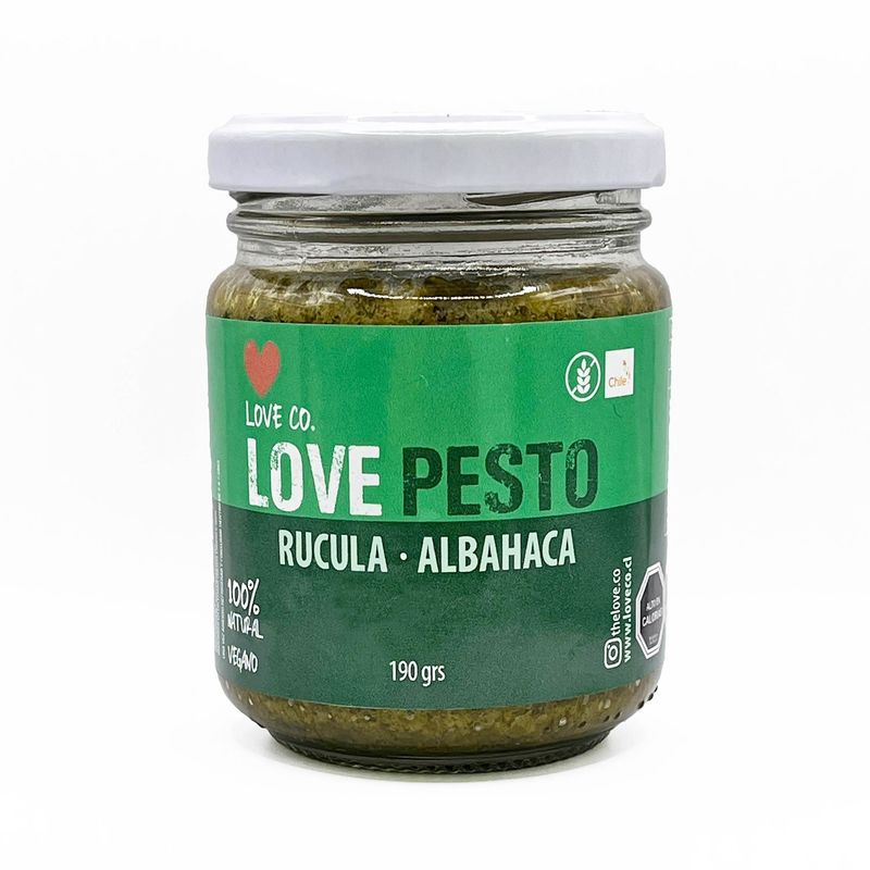 LOVE CO - Salsa Love Pesto Rucula Albahaca Love Co 190 g