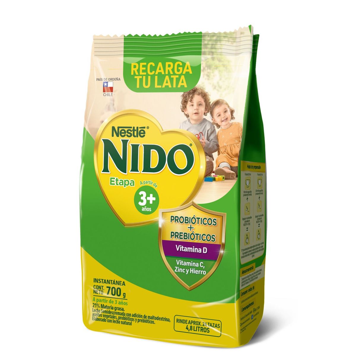 NIDO - Leche en Polvo Nido Etapa 3+ 700g