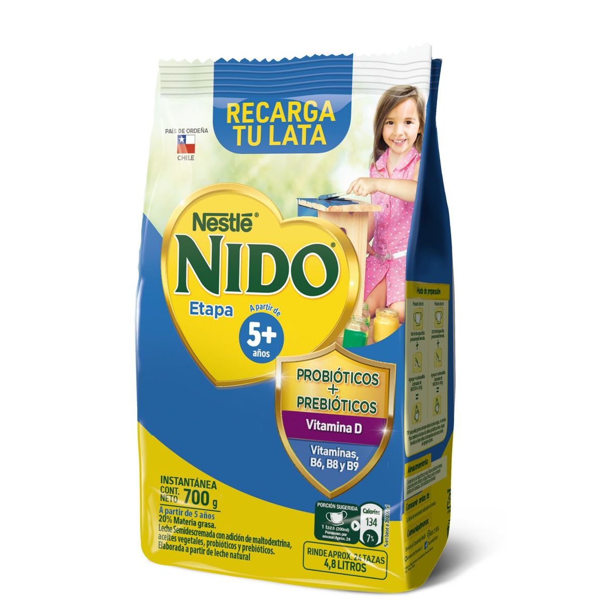 NIDO - Leche en Polvo Nido Etapa 5+ 700g