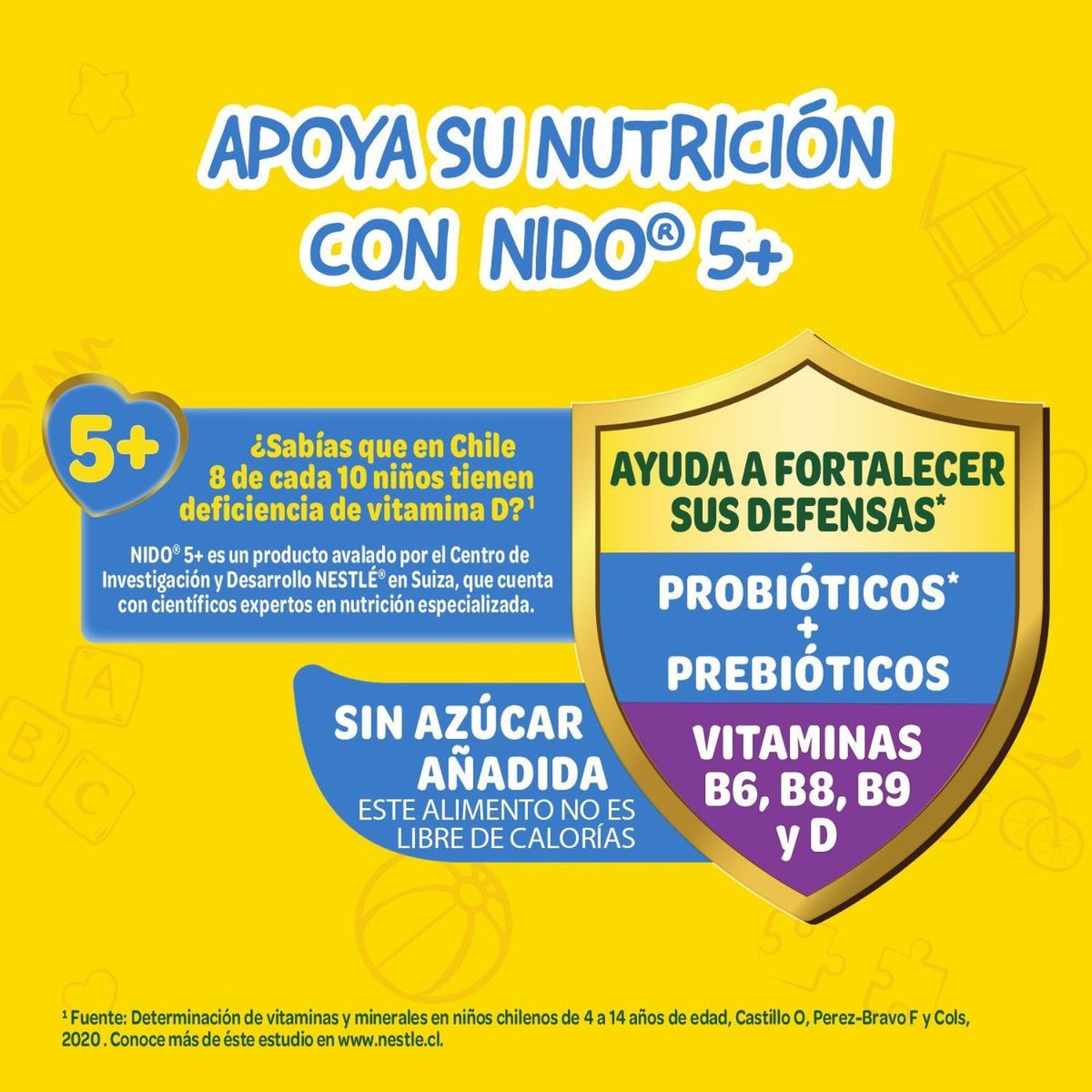 NIDO - Leche en Polvo Etapa 5+ Nido 700 gr