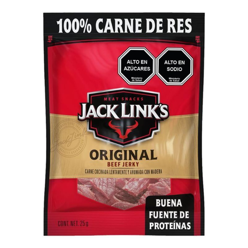 JACK LINKS - CARNE SECA ORIGINAL JACK LINKS 25G UND