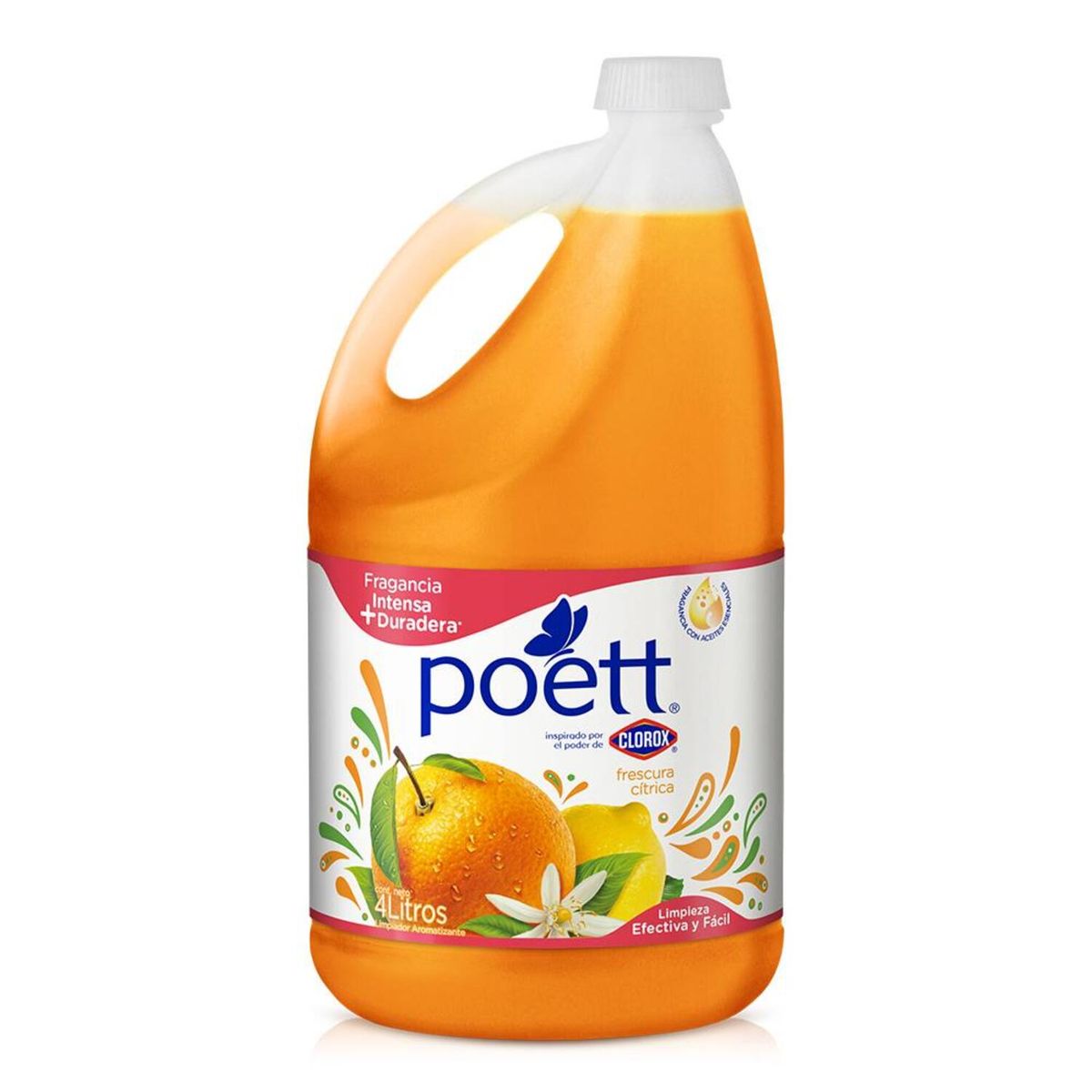 POETT - Limpiador Poett Aroma Frescura Cítrica 4 L