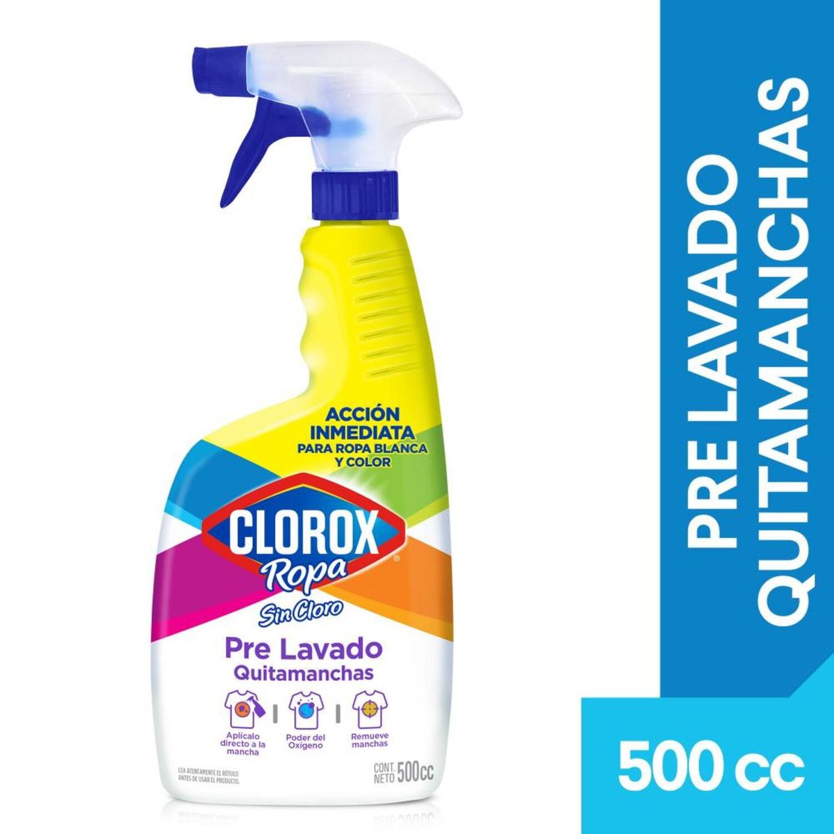 CLOROX - Pre Lavado Quitamanchas Ropa Colores Clorox 500 ml