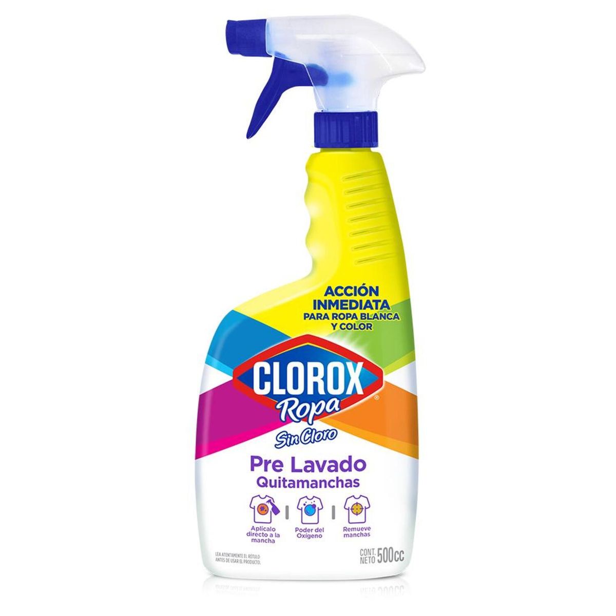 CLOROX - Pre Lavado Quitamanchas Ropa Colores Clorox 500 ml