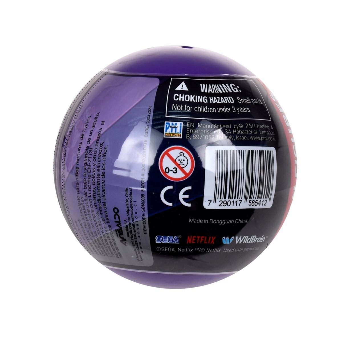 SONIC - FIG ART SONIC 8CM CAPSULA C/BASE Y FOLLETO