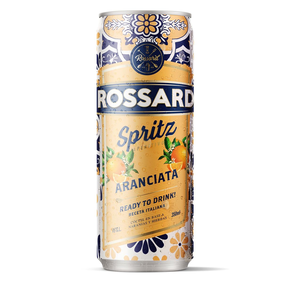 ROSSARD - Cóctel Spritz Aranciata Rossard 9° Lata 350 cc