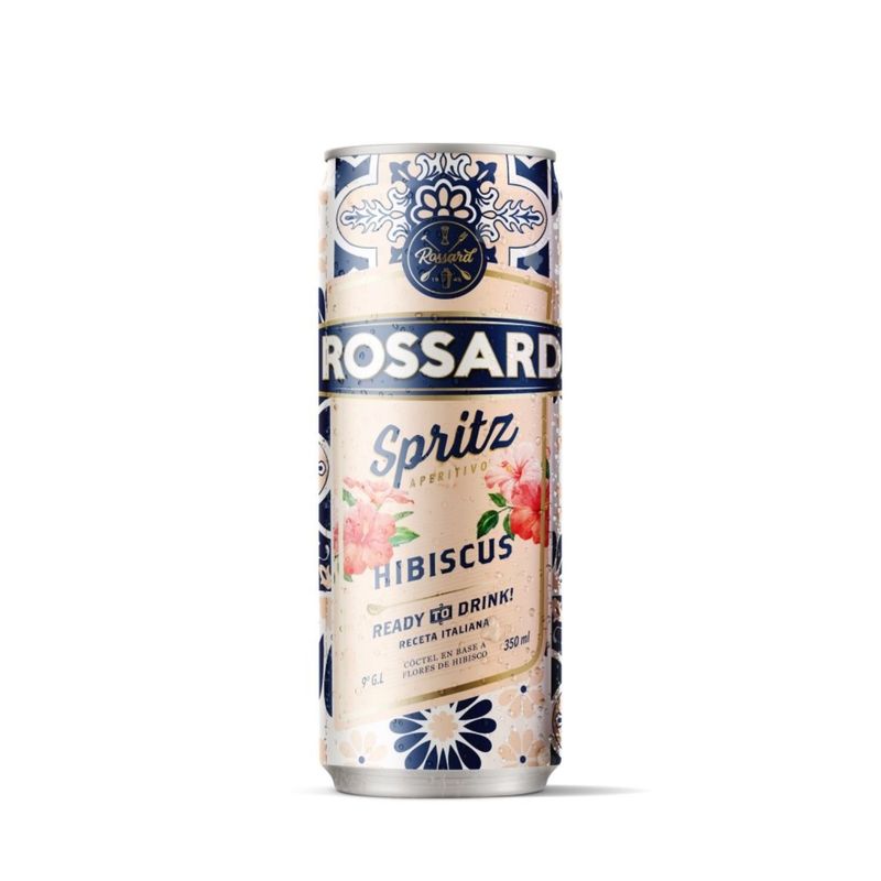 ROSSARD - Cóctel Spritz Hibiscus Rossard Lata 11° 350 cc