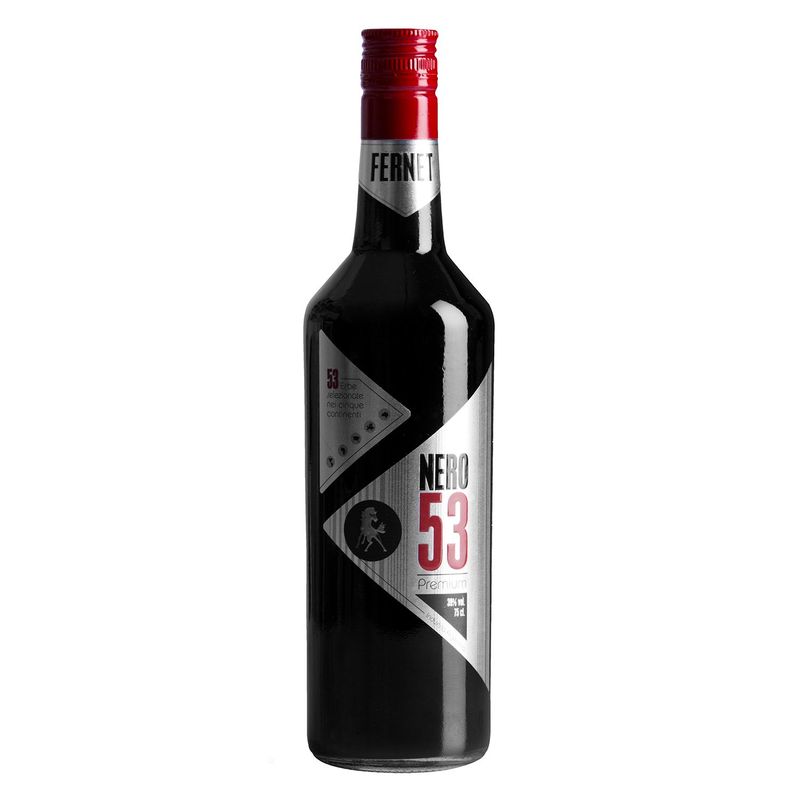 NERO 53 - Licor Fernet Nero 53 39° 750 cc