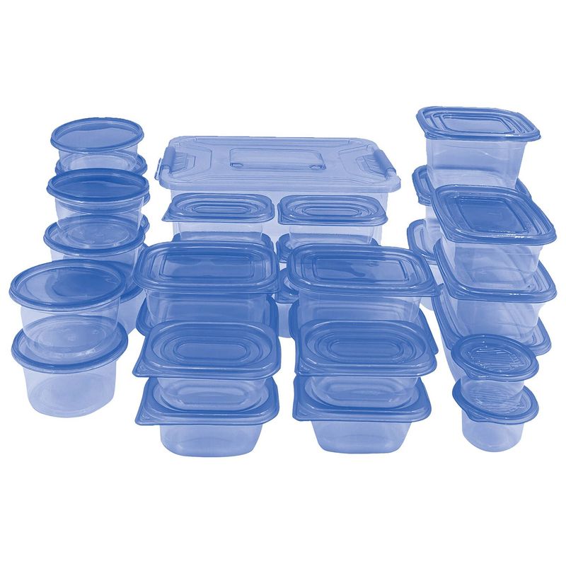 CASA JOVEN - Set 66Pcs Contenedores Azul