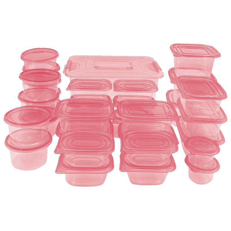 CASA JOVEN - Set 66Pcs Contenedores Rojo