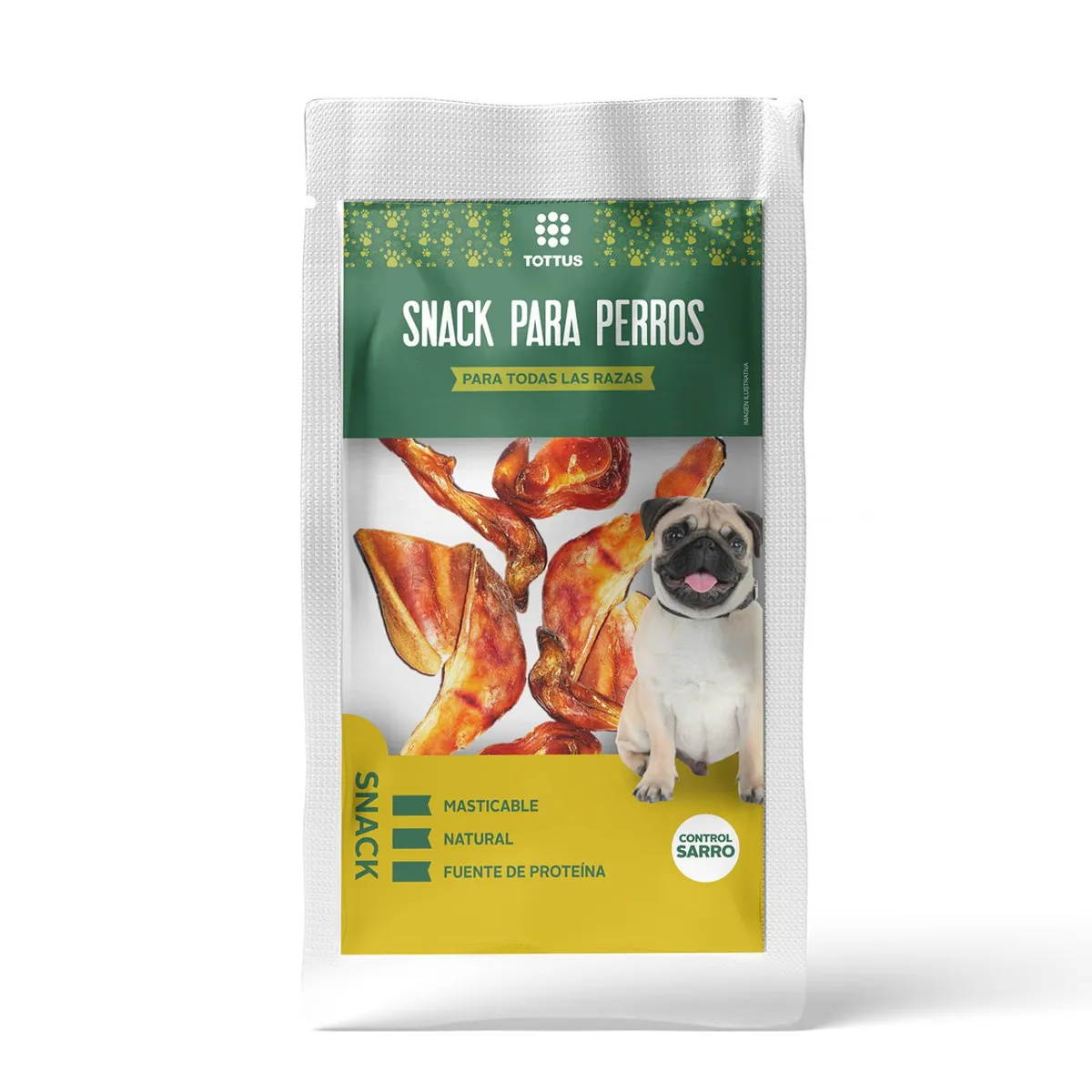 TOTTUS - Snack para Perro Recorte Oreja Tottus 100 g