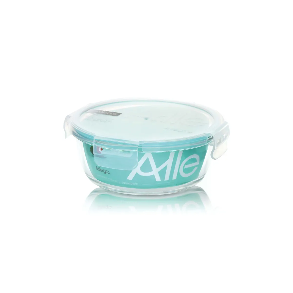 ALLEGRA - Contenedor Hermetico Vidrio Redondo 370Ml
