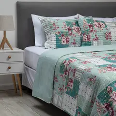 CASA JOVEN - Quilt Maria Verde 2 Plazas