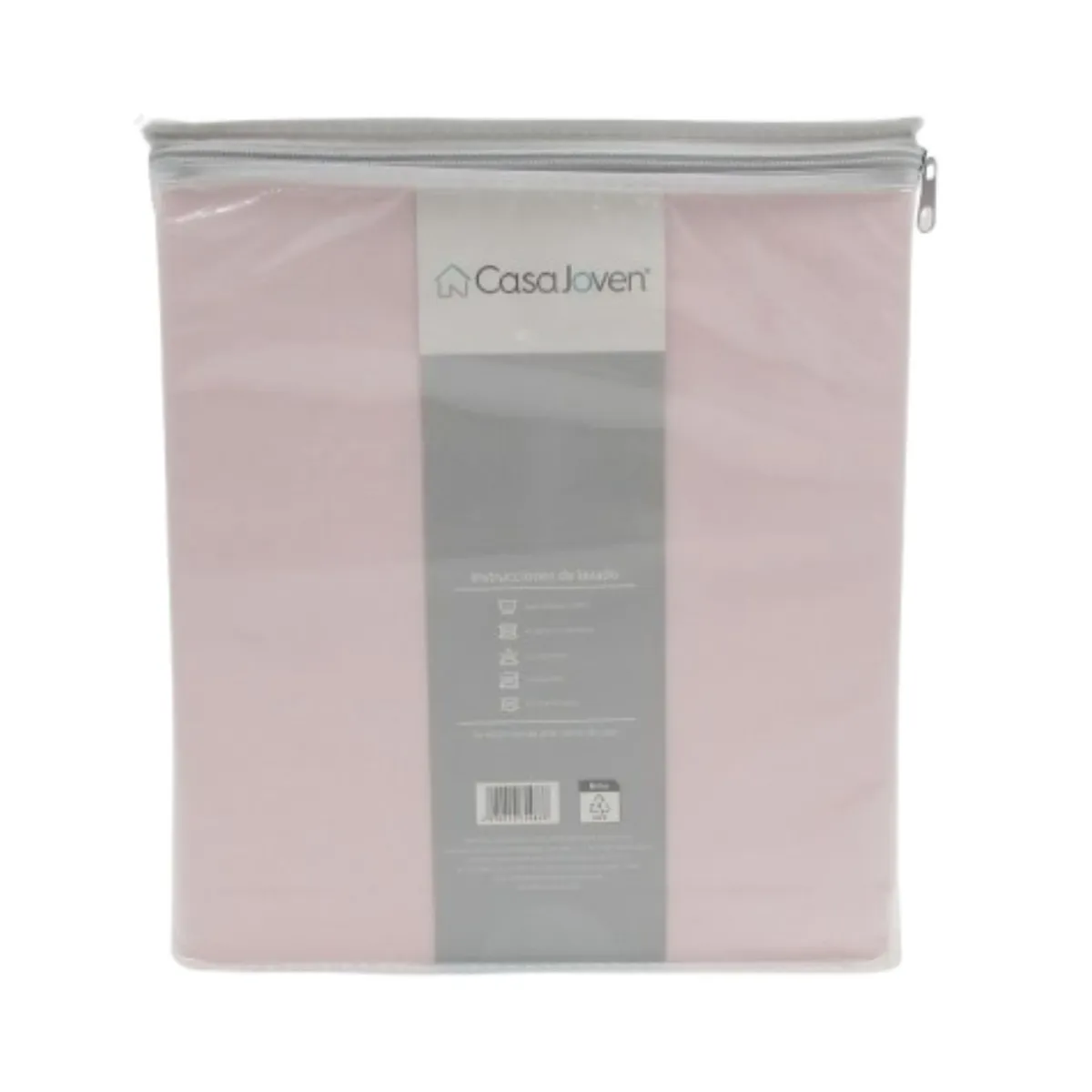 CASA JOVEN - Sábana Microfibra Rosado 1,5 Plaza