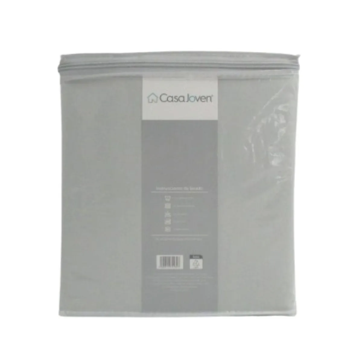 CASA JOVEN - Sábana Microfibra Gris 2 Plazas