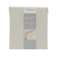 Sabana Microfibra Beige 2 Plazas