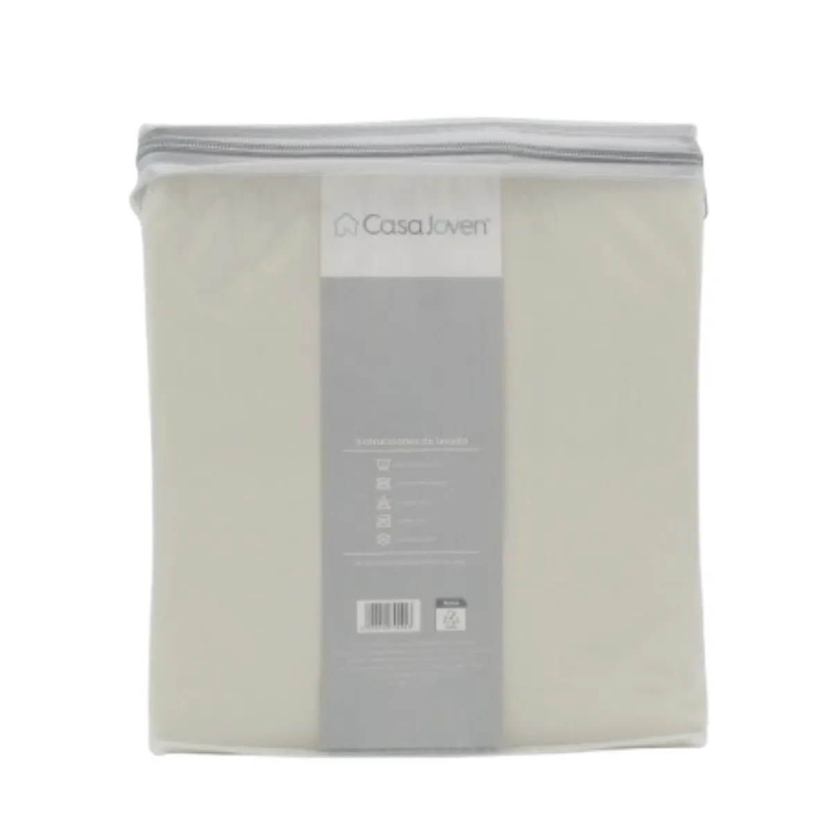 CASA JOVEN - Sábana Microfibra Beige 2 Plazas