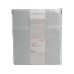 CASA JOVEN - Sabanas Broderie Gris Blanca 1.5 Plaza
